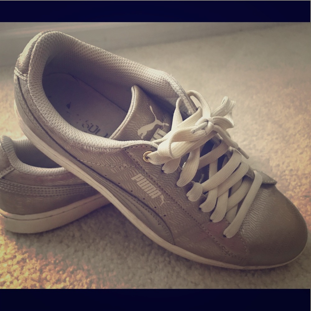 Gold PUMA Sneakers